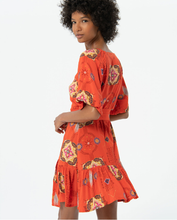 Load image into Gallery viewer, Vestido corto de bambula CORAL
