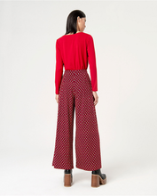 Cargar imagen en el visor de la galería, Pantalón wide leg elástico ROJO
