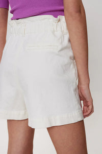 Shorts cintura elástica BLANCO