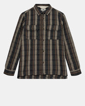 Load image into Gallery viewer, Sobrecamisa rayas acanaladas GRIS
