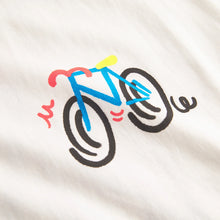 Load image into Gallery viewer, Camiseta estampado bike BLANCO
