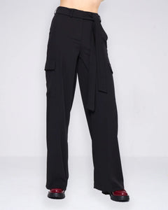 Pantalones cargo NEGRO