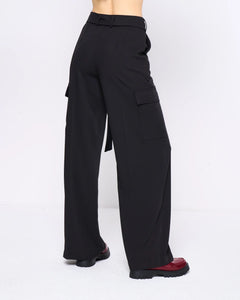 Pantalones cargo NEGRO